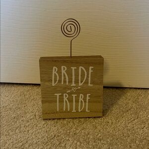 NEW! Bride Tribe Wooden Picture Frame
